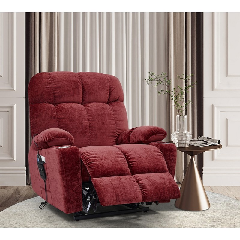 Electric Dual Motor Power Lift Recliner Chair with Heat Massage gallery
