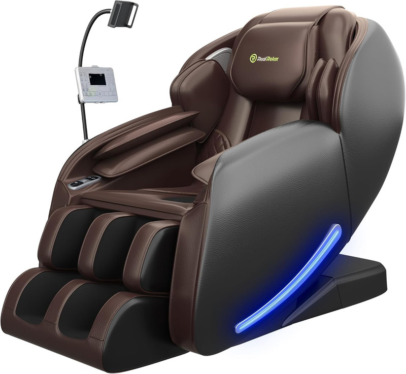 Massage Chair Full Body with Unique Phone Controller,Heart and Blood Measurement