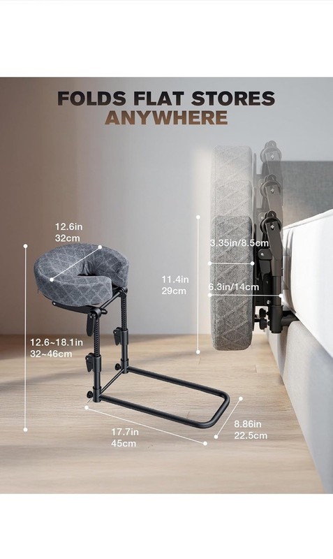 Adjustable Massage Headrest with Arm Rest - Portable Home Massage gallery