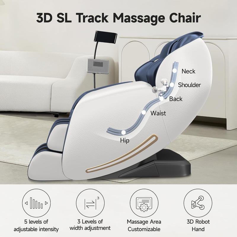 Massage Chair Full Body with Unique Phone Controller,Heart and Blood Measurement gallery