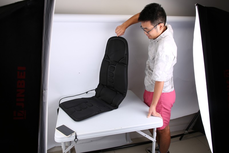 1Pc Back Massager Cushion Electric Massage Car Seat Cushion Chair Pad With Heati gallery