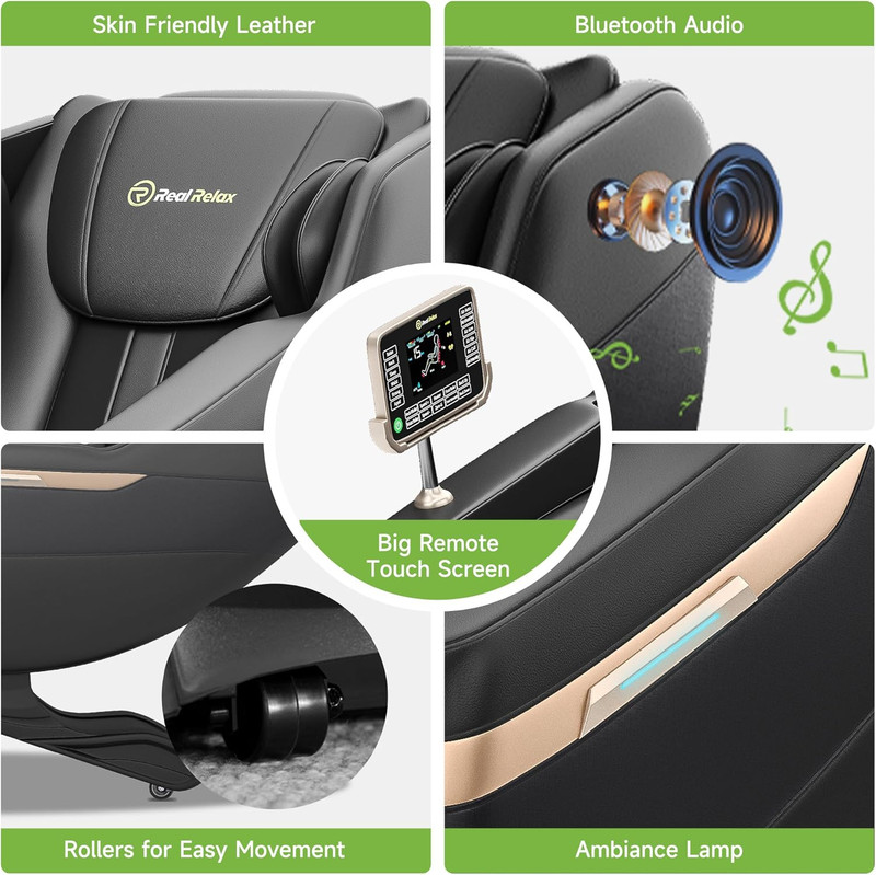 2025 Full Body Massage Chair, Zero Gravity Shiatsu Massage Chair Recliner, Foot gallery