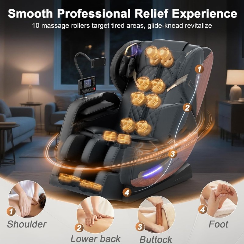 Massage Chair, Massage Chairs Full Body and Recliner with 10 Fixed Points gallery