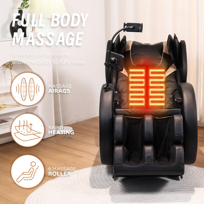 Full Body Massage Chair Recliner with Zero Gravity & Air Pressure gallery