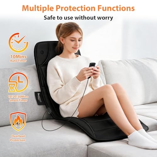 Vibration Massage Mat with Heat, Electric Full Body 57.87x19.7x1.18 Inch gallery