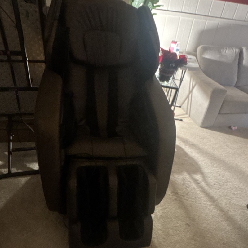 truMedic Electric Massage Chair Brown Reclining Full Body Massager