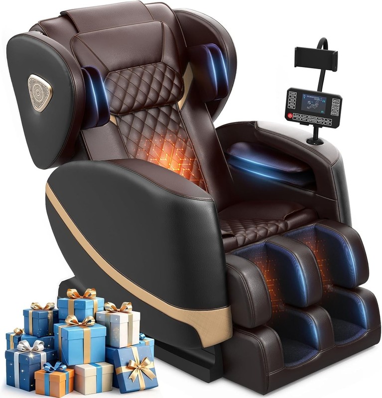 2026 Full Body Massage Chair - Zero Gravity, Airbags, and Bluetooth Speaker gallery