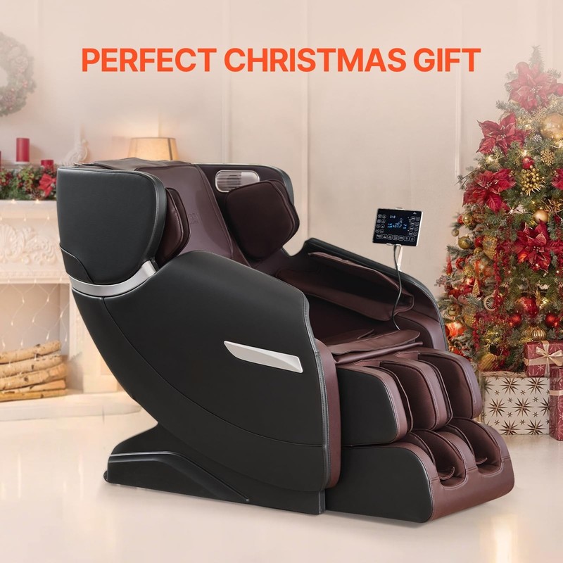 Full Body Zero Gravity Massage Chair - 3D Shiatsu, Heating, Bluetooth, Airbag, F gallery