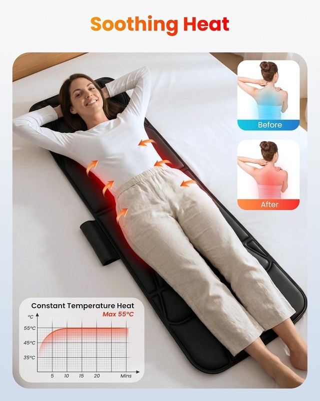 Heating Vibrating Chair Pad, Auto Shut Off gallery