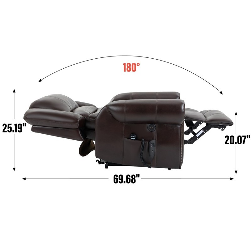 FlexiSpot Elderly Power Lift Recliner Chair Sofa Massage and Heat Cup Holders gallery