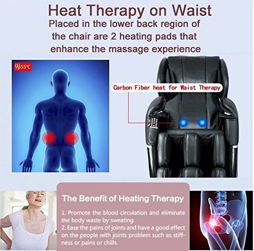 Full Body Electric Shiatsu Massage Chair Recliner w/ Heat Therapy & Foot Roller gallery