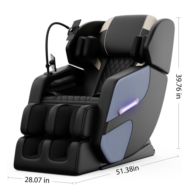 Shiatsu Massage Chair Zero Gravity Recliner Chair w/5 Modes for Relaxing Black gallery