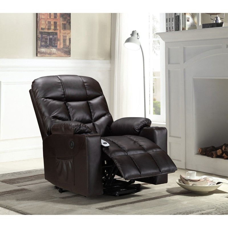 Power lift recliner chair, heated and massage for elderly assistance.  gallery