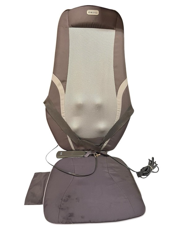 HoMedics MCS-490H Full Back Cushion with Custom Fit Massage Tested Working