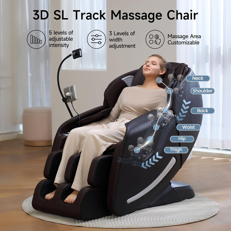 Massage Chair Full Body with Unique Phone Controller,Heart and Blood Measurement gallery