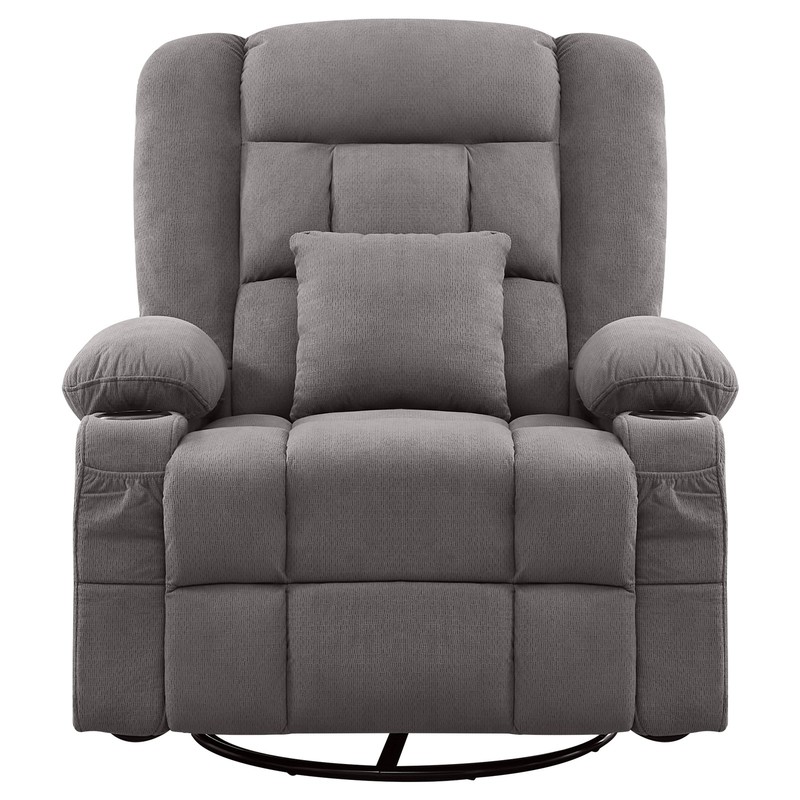 3D 4-Point Kneading Massage Rocking Recliner w / Heat 2 Cup Holders USB Port gallery