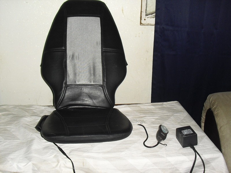 massage seat cushion with heat and vibration motors for back gallery