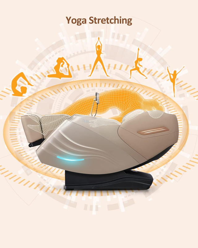Massage Chair Full Body, 20 Modes Zero Gravity Sl-Track Shiatsu Massage Chair Bu gallery