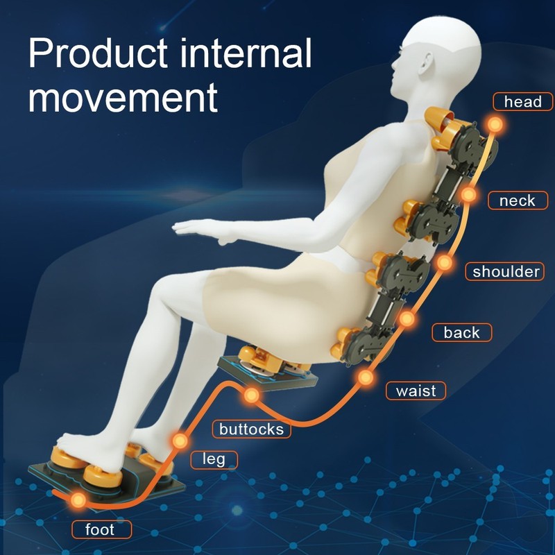 Zero Gravity 8D Points Shiatsu Massage Chair Full Body Heated Airbag Recliner gallery
