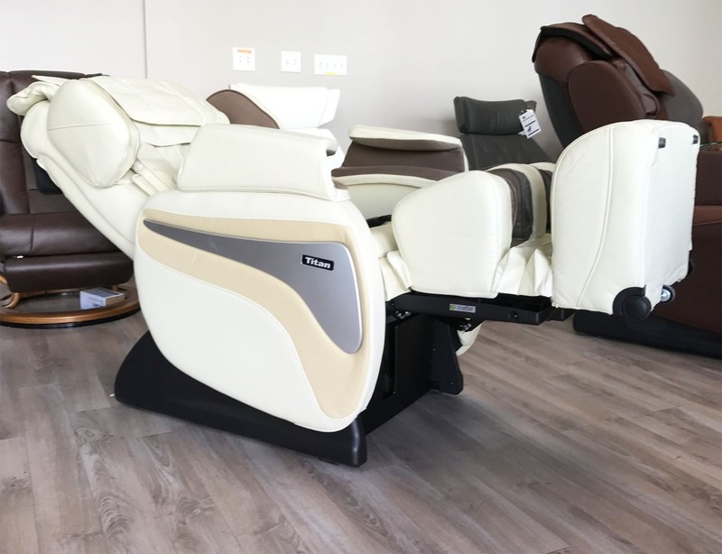 Osaki Titan TI-8700 Massage Chair Recliner Lumbar Heat and Foot Rollers - Black gallery