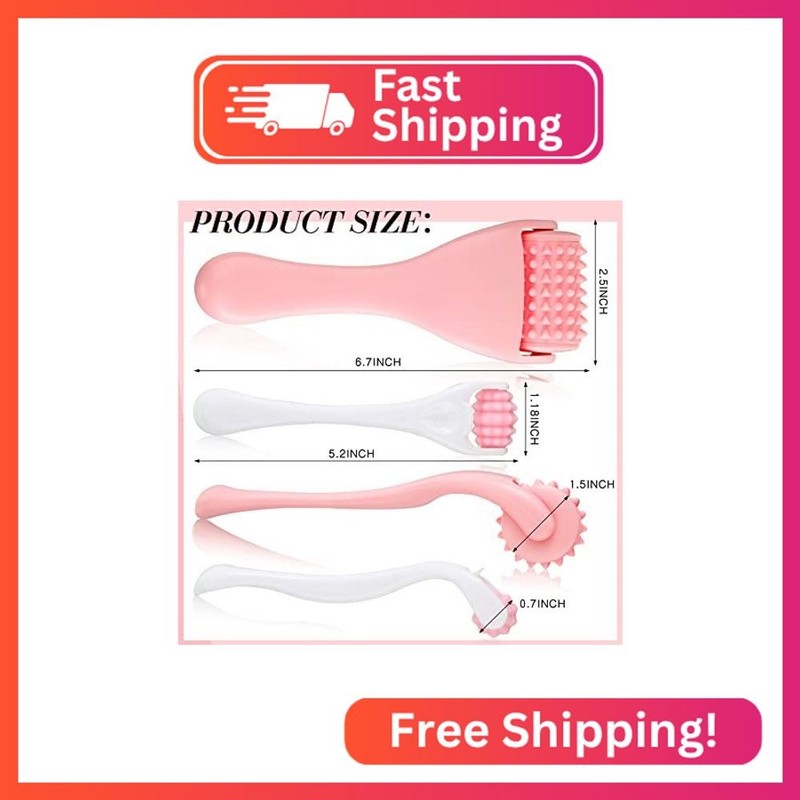Tondiamo 2 Pcs Muscle Roller Gift Fascia Stick Cellulite Face Muscle Body Massag gallery