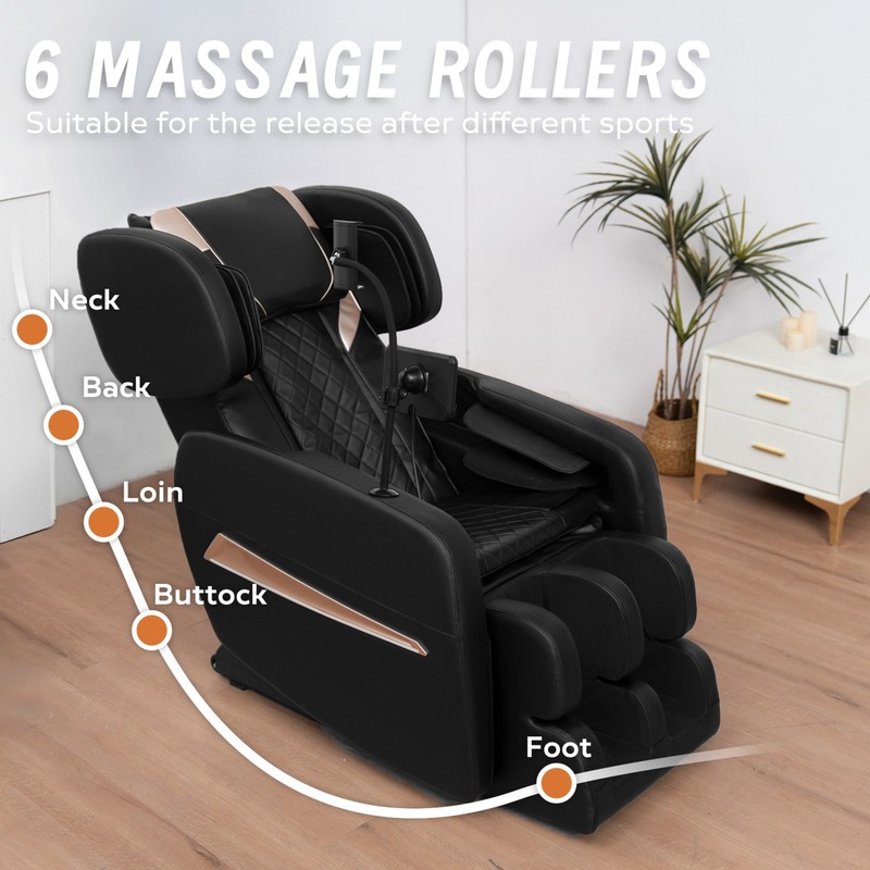 Full Body Zero Gravity Massage Chair Recliner with Air Pressure & Heating gallery