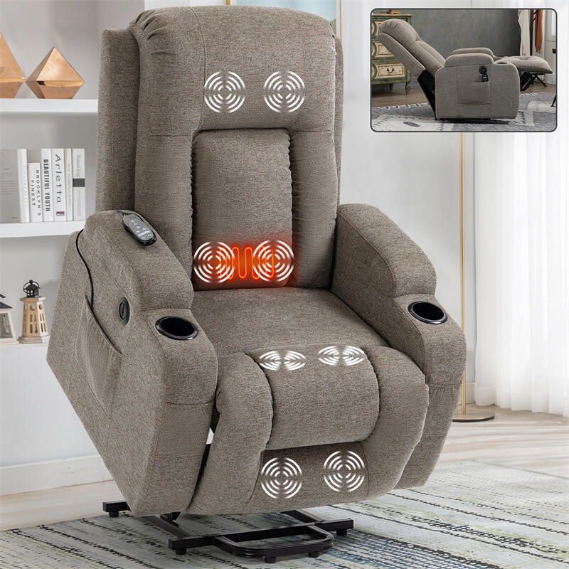 Position Single Motor Up to 350 LBS Power Lift Recliner Chair for Elderly gallery