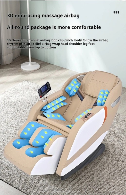 Luxury Full Body 4D Zero Gravity Massage Chair Heating SL Foot 180° Bluetooth gallery