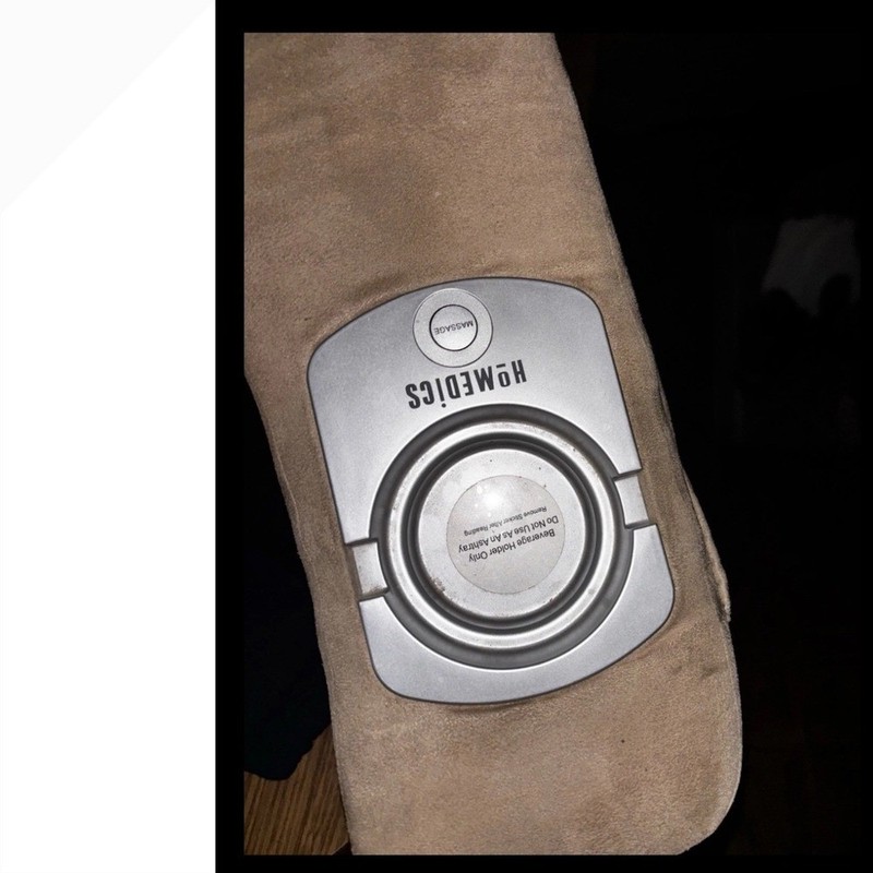 Homedics Comfort Massage Recliner Chair topper with Cup Holder Relaxing Home gallery