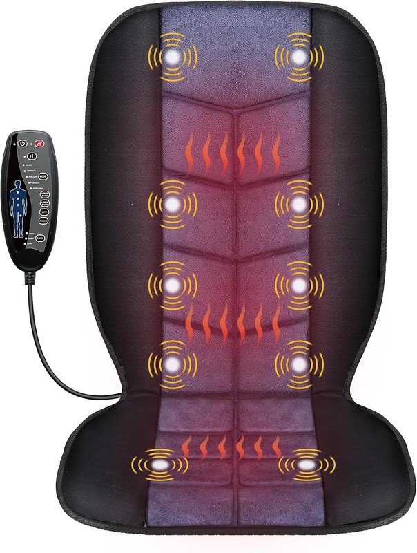 Portable Massage Seat Cushion with Heat - Perfect for Office or Home Relaxation gallery