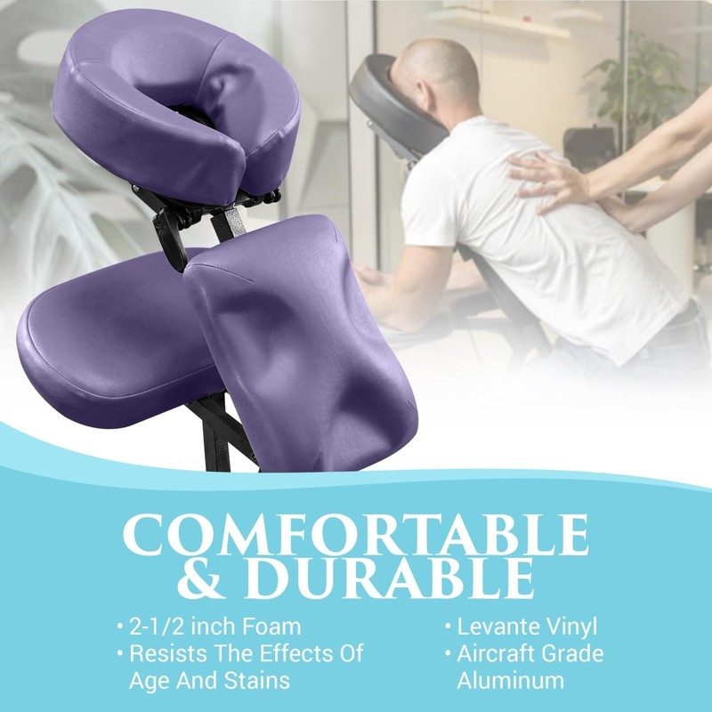 Portable Massage Chair - Fully Adjustable, Lightweight, Compact with Carrying Ca gallery