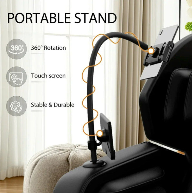 Zero Gravity Massage Chair with 6 Fixed Rollers & 5 Auto Modes, Heated Lumbar gallery