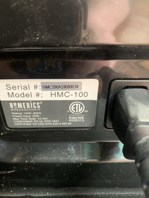 Homedics Massage Chair HMC-100 gallery