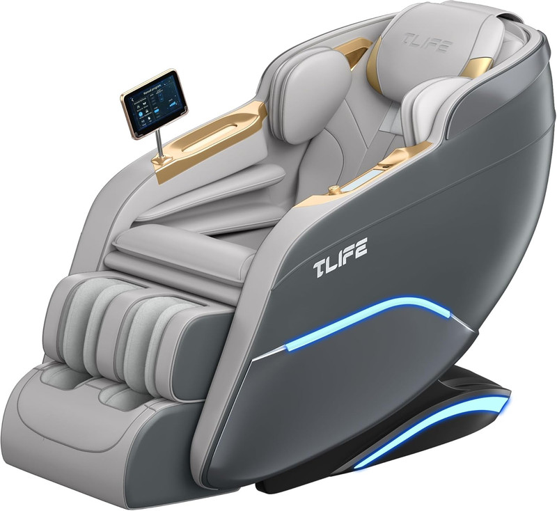 50" Sl-Track Shiatsu Massage Chair 160°Zero Gravity Recliner with Body Scan NEW gallery