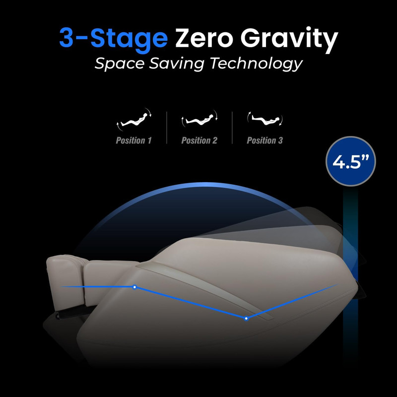 3D Astoria Massage Chair | Voice Control, Touchscreen, Heating, Zero Gravity gallery