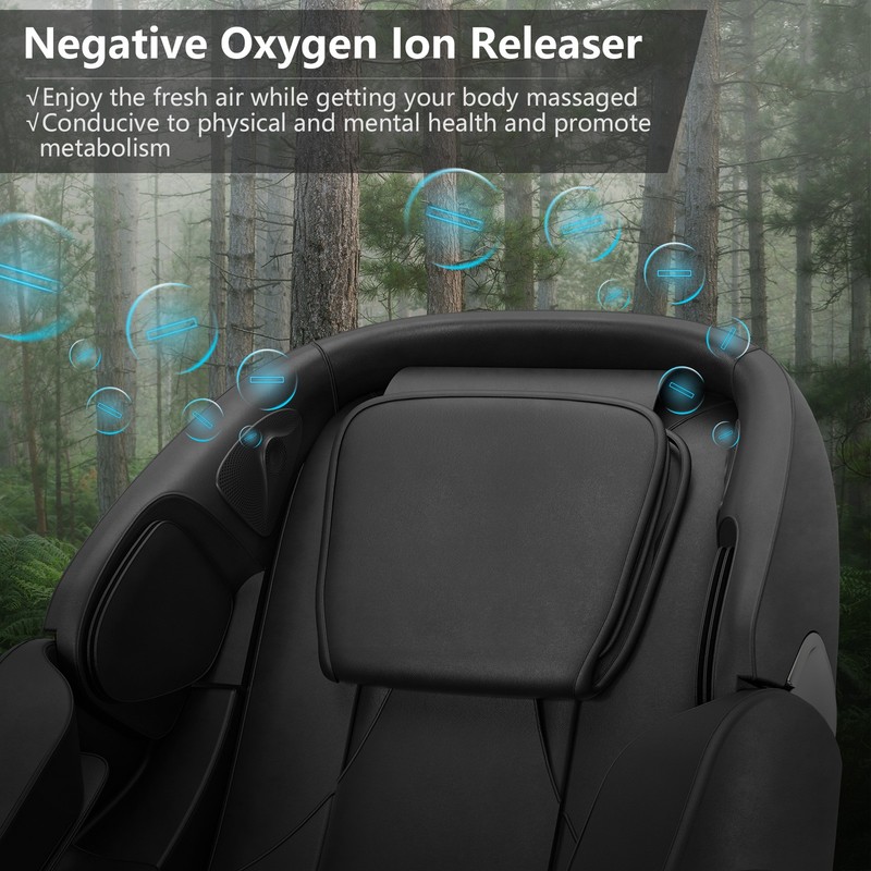 Costway Full Body Zero Gravity SL Track Massage Chair w/ Negative Ion Generator gallery
