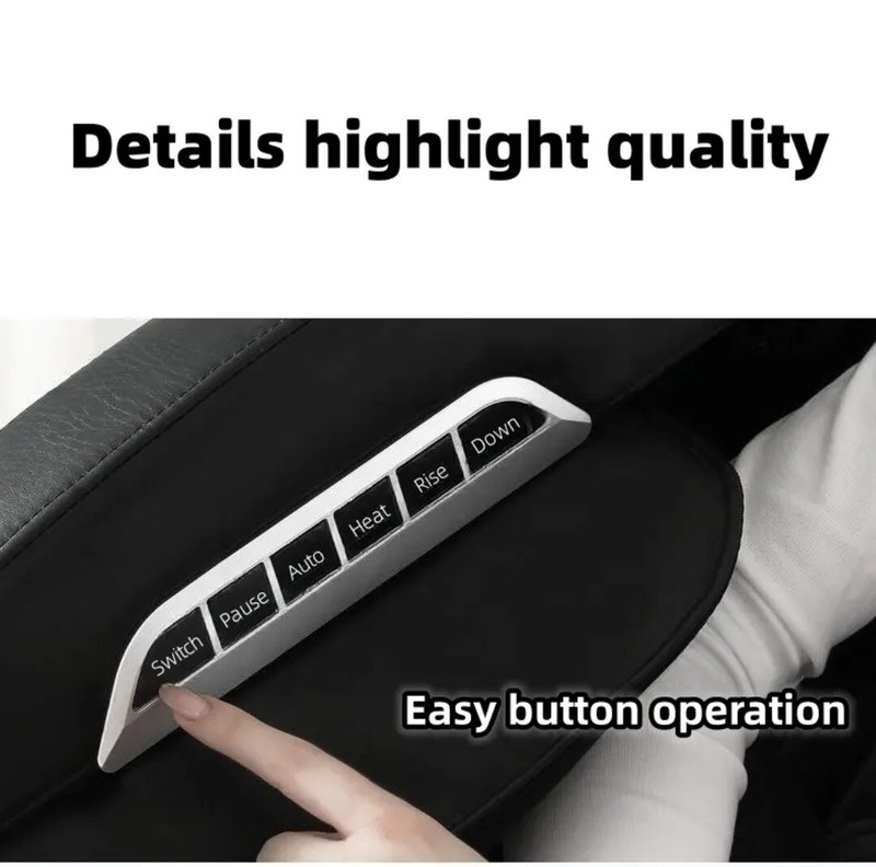 Luxury Full Body Zero Gravity Massage Chair Heating Head Foot 180° Bluetooth gallery