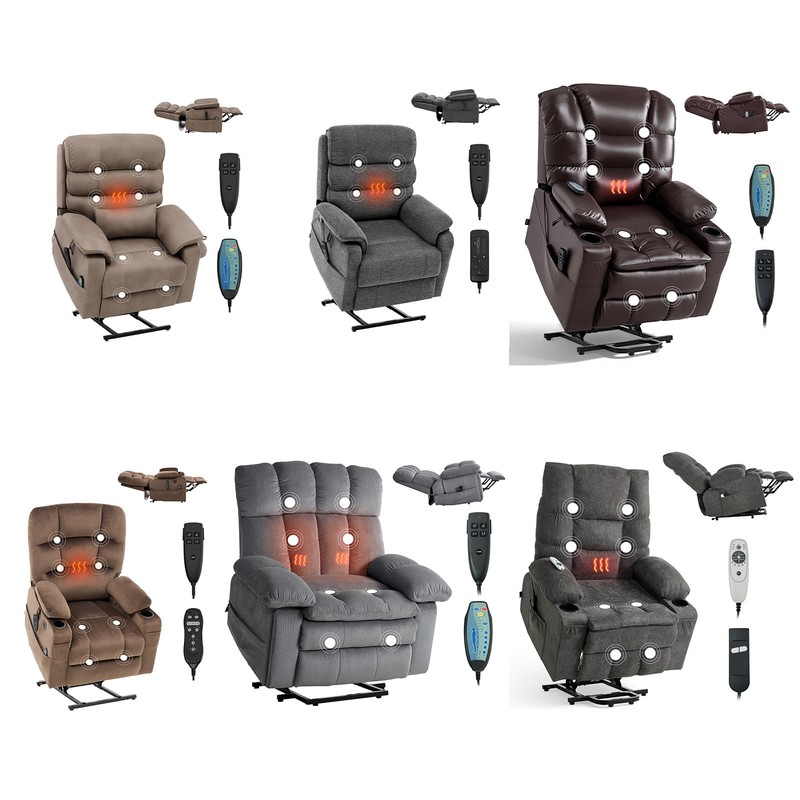 Uimoso Power Lift Recliner Chair with Massage and Heating Functions