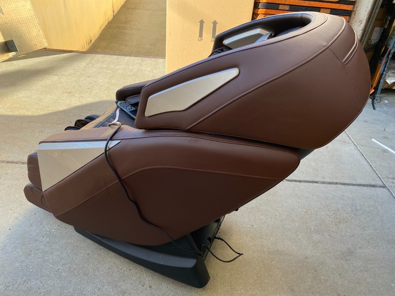 Brown Osaki OS-Pro Omni Massage Chair 2-Stage Zero Gravity Recliner #4 gallery