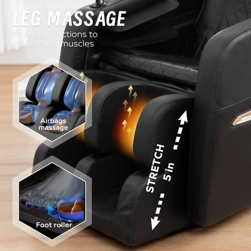 Full Body Zero Gravity Massage Chair Recliner with Air Pressure & Heating gallery