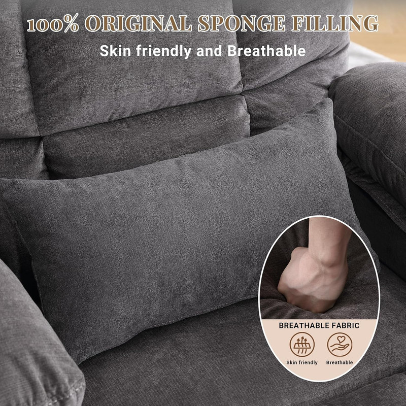 Power Lift Recliner Chair for Elderly with Lumbar Heat and Vibration Massage, El gallery
