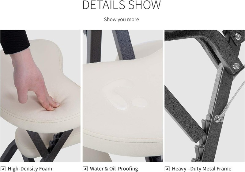 Compact Waterproof Massage Chair - Easy Clean & Extra Comfort for Therapists gallery