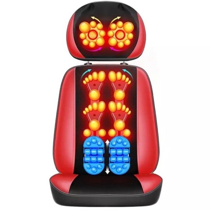 Massage Chair With Cushion Heating Vibrating For Body Shoulder Neck Waist
