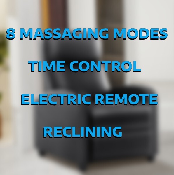 Recliner Chair With 8 Massage Modes and Timer Control, Brand New gallery