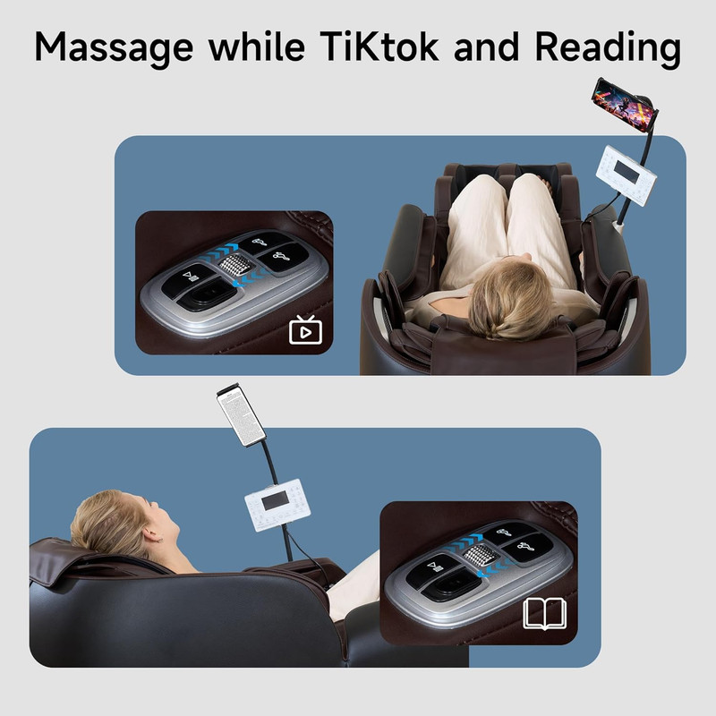 Massage Chair Full Body with Unique Phone Controller,Heart and Blood Measurement gallery