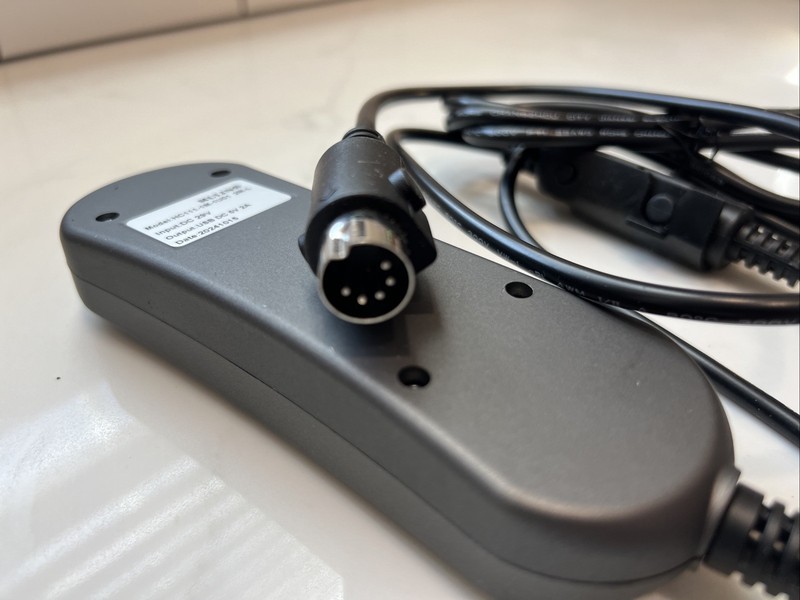 HC111-1M 5 Pin Black 2 Button Remote Control For Recliner Chair with USB Vjo3 gallery