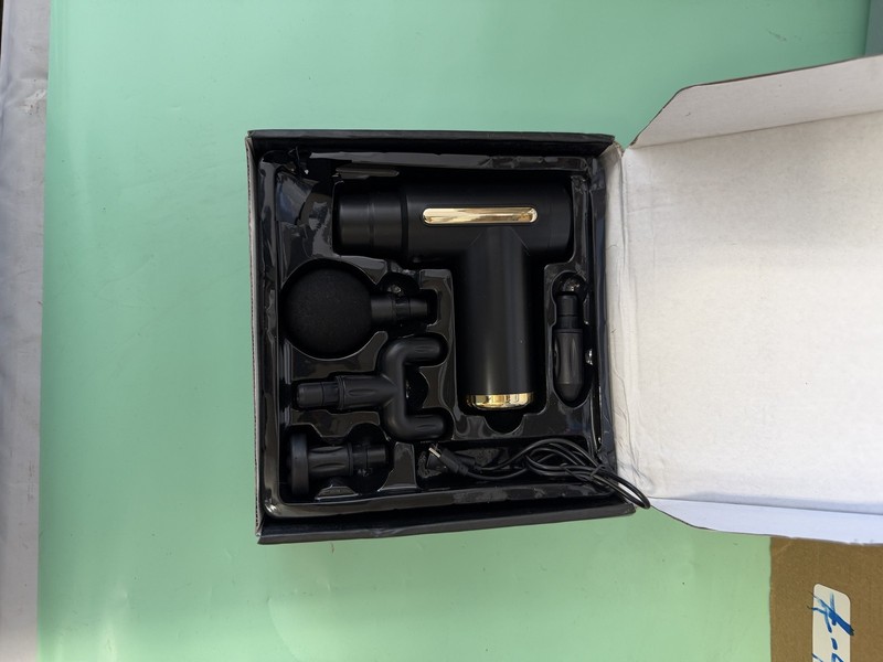 SMS Massage Gun Deep Tissue Percussion Massager w/ Attachments & Cable gallery