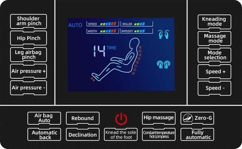 Zero Gravity Massage Chair Recliner, Full Body 10 Rollers Airbags Heat Bluetooth gallery