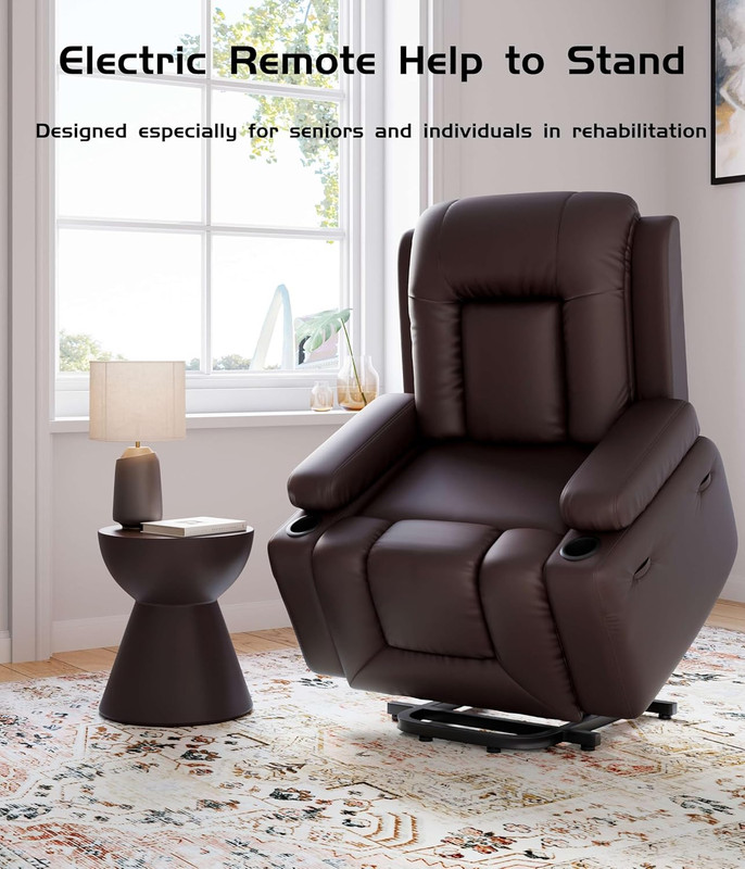 Comfort Lift Recliner Chair with Heat & Massage for Seniors and Mobility Aid gallery