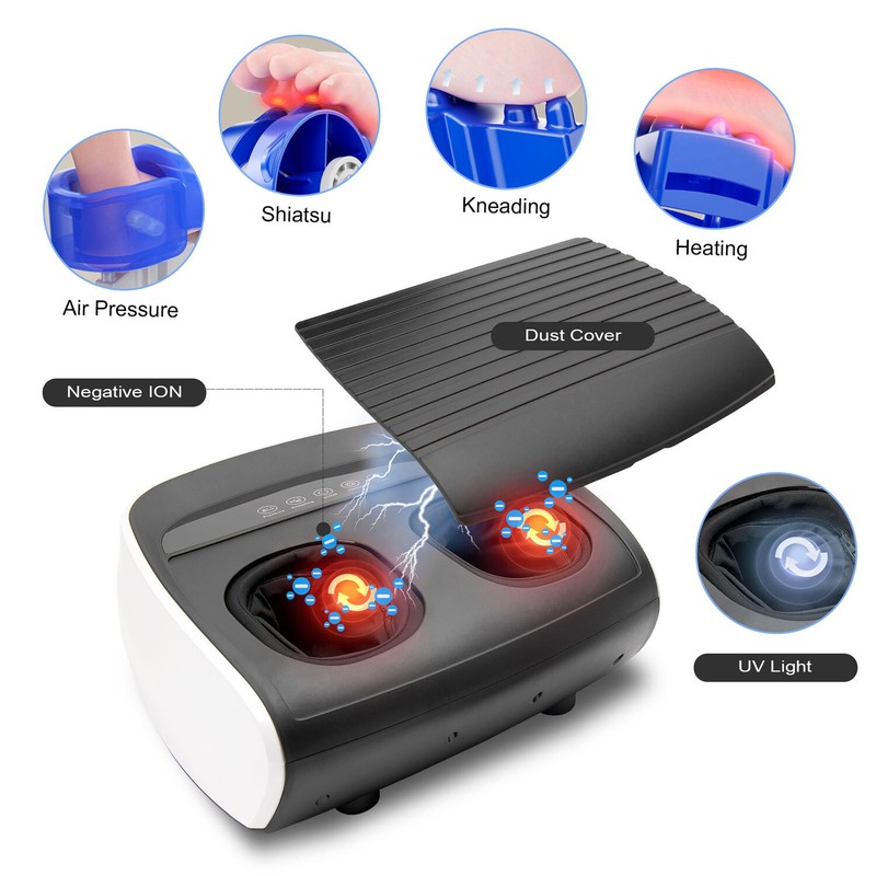 Carepeutic Ionic Air Compression Shiatsu Foot Massager with UV Light KH398 gallery